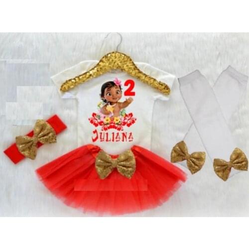 Custom name character Baby Girl first Birthday Bodysuit, personalize Inspired Theme Coral Two, Headband Tutu outfit gold bow