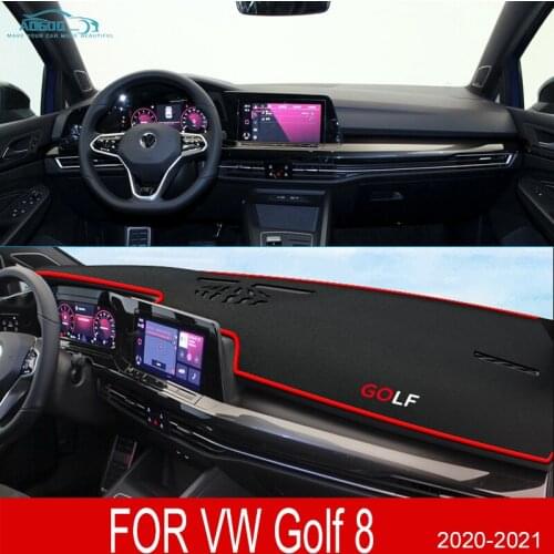 Anti-Slip Mat Dashboard Cover Pad Sunshade Dashmat Carpet Car Accessories For Volkswagen VW Golf 8 2020 2021