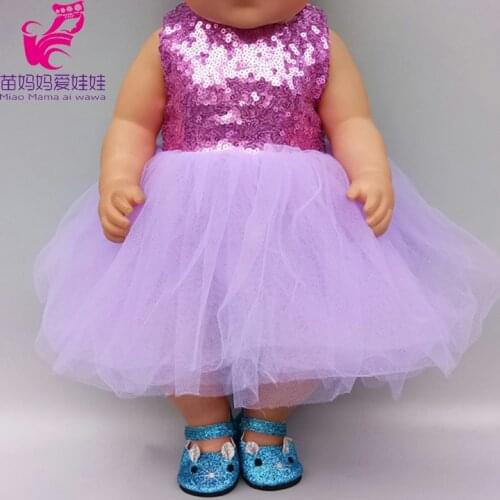 Baby Doll Shirt Sequin Embroidery Clothes for 18 Inch Dolls Suit Outfit for 18 Inch Dolls Holiday Wear