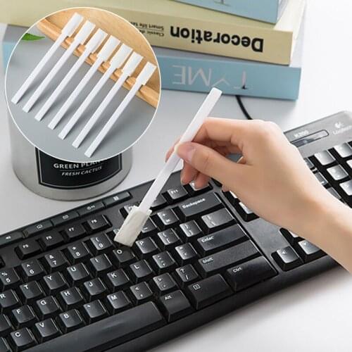 7Pcs Long Handle Toilet Crevice Brush Quick Drying Cleaning Set for Bathroom Guest Toilet Household Daily Necessities