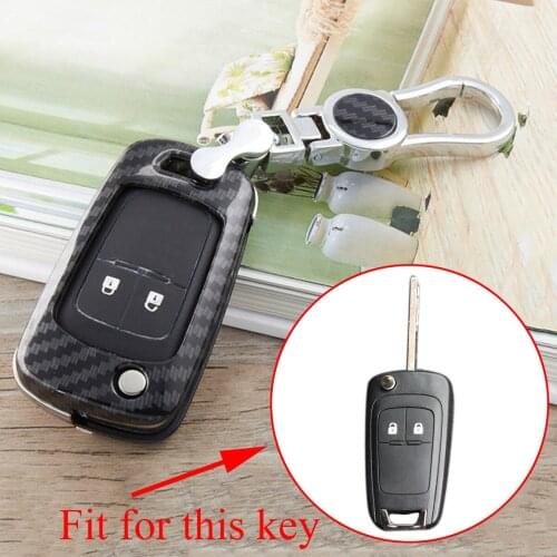 Fold 2/3/4 Buttons Key Holder Fob Case Bag Shell Cover Fit For Chevrolet Aveo Sonic Malibu Trax Cruze Impala Camaro Accessories