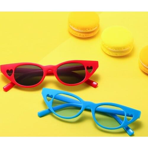 Cat Eye Sun Glasses Kids Vintage Sunglasses High Quality Boy Girl Fashion 2020 Hot New Trends UV400