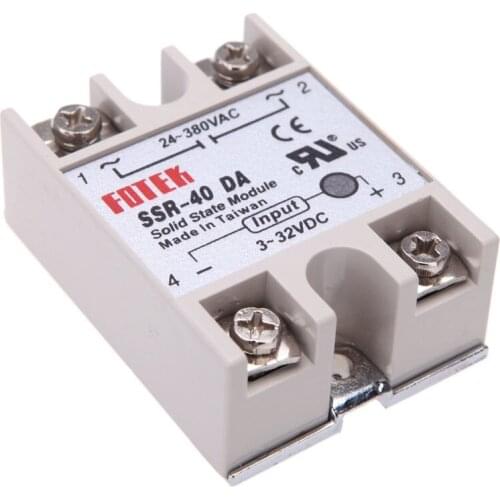 24V-380V 40A Solid State Relay Module SSR-40 DA for PID Temperature Controller