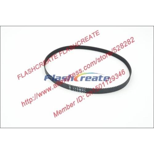 10pcs B175 MXL Timing Belt Teeth 175 Width 6.35mm Length 355.60mm B175MXL Rubber Closed-Loop Synchronous Belt Fit MXL Pulley