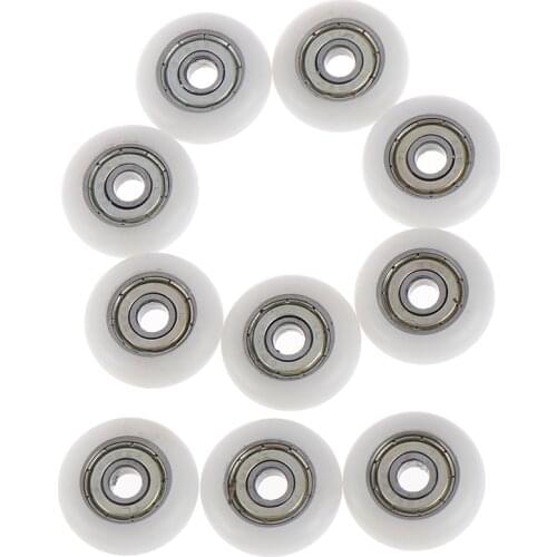 1/5/10Pcs/lot Sliding Shower Roller Wheel Plastic Door Replacement Wheel Dia 23mm