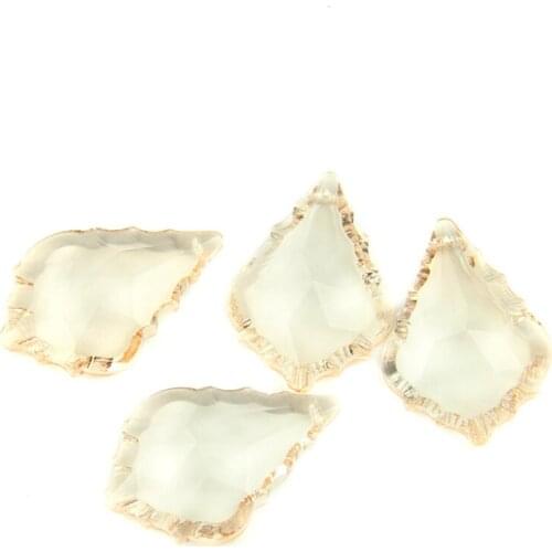 10pcs Crystal Maple Leaf Pendants Water Red Chandelier Crystal Accessories Home & Wedding DIY Decoration