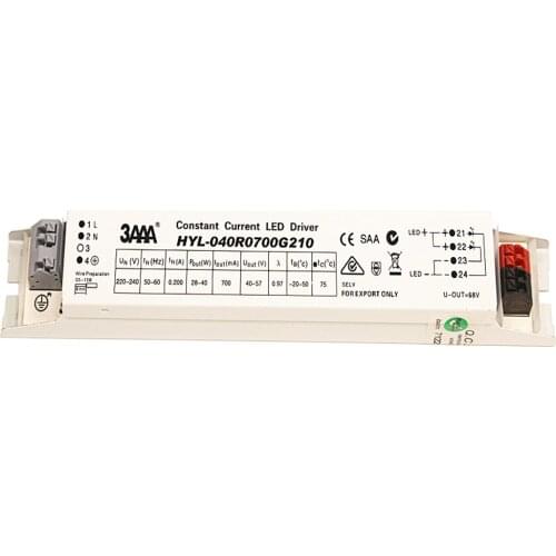 3AAA HYL-040R0700G210M Constant Current LED Driver Lighting Starter for Tri-proof Light Grille Lights Frame Lamp Linear Lamps