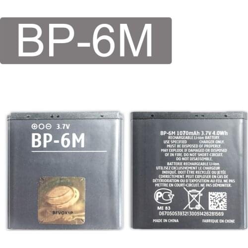 KiKiss 1100mAh Phone Battery BP-6M For NOKIA N93 N73 9300 6233 6280 6282 3250 6151 6234 6288 9300i N77 6151 6290 N93S BP 6M