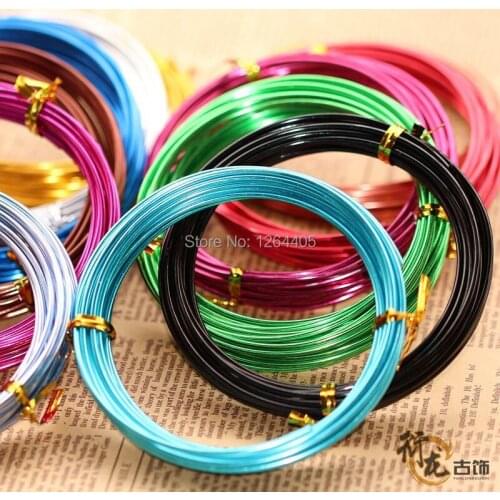 Free shipping! 5m/roll 1mm Diameter aluminum wire for Metal Crafts