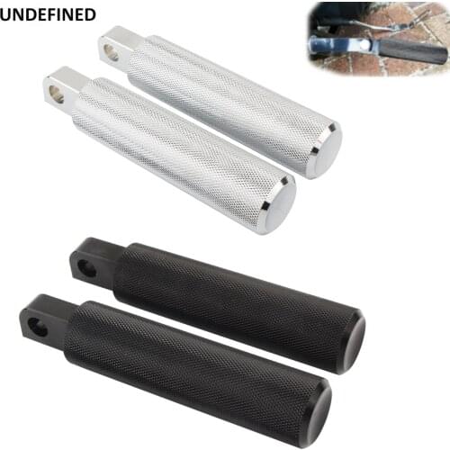 Black Motorcycle Foot Pegs Rest Footrest Pedal for Harley Sportster 883 1200 XL Dyna Breakout Softail Custom Low Rider FXCW