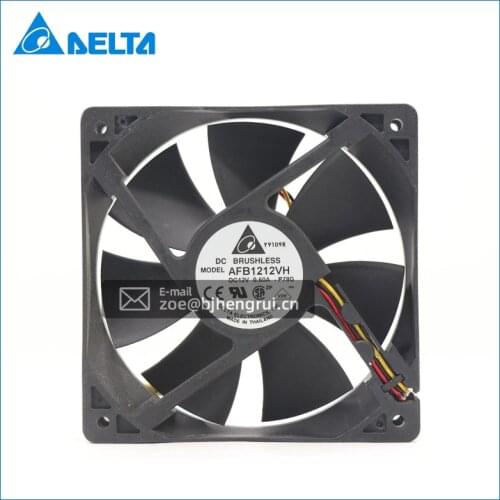 Delta 12CM 12V 0.60A AFB1212VH 12025 chassis motherboard pwm speed control high speed fan