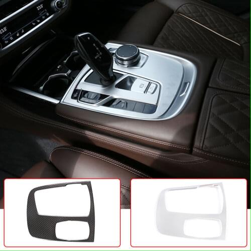 For BMW 7 Series G11 G12 2016-2020 Car Interior ABS Central Control Multimedia Knob Frame Cover Trim Car Accessories