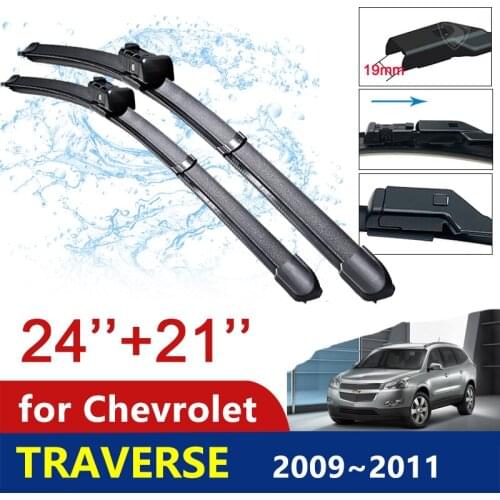 For Chevrolet Traverse 2009~2011 2010 Front Window Windshield Windscreen Wipers Car Wiper Blades Car Accessories 24" 21"