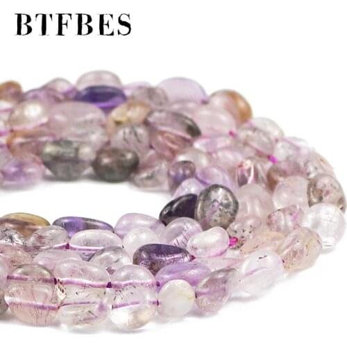 Natural Irregular seven crystal Gravel Smooth spacers beads 4~7mm Wholesale for Handmade bracelet Accessories Jewelry making DIY