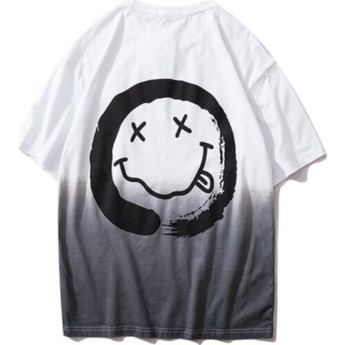 Mens Harajuku T-shirts Funny Printed Tshirt Streetwear Summer Men Hip Hop Casual T Shirt Short Sleeve Top Tees Couples HH226