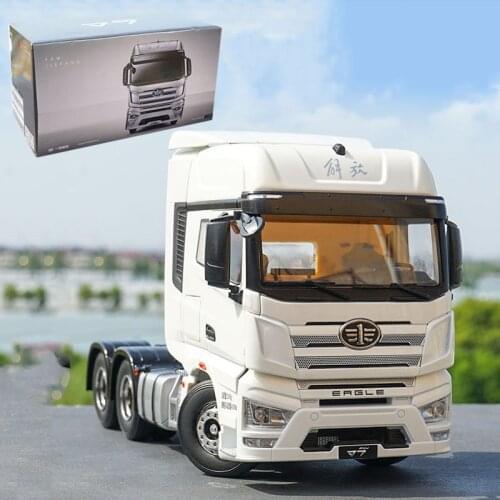 1:24 Trailer head J7 alloy transporter simulation diecast vehicle model toy adult gift collect Accessories truck Traction head