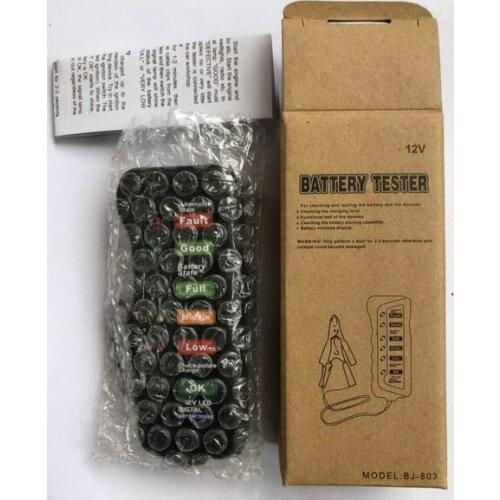 By dhl 50pcs LED Digital Battery Alternator Tester Battery Tester Battery Level Monitor For Car Motorcycle Trucks 12V