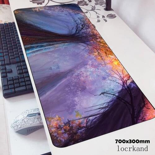 Forest Fantasy mousepad thick gaming mouse pad pc computer 800x300x3mm gamer accessories mat esports laptop desk protector pads