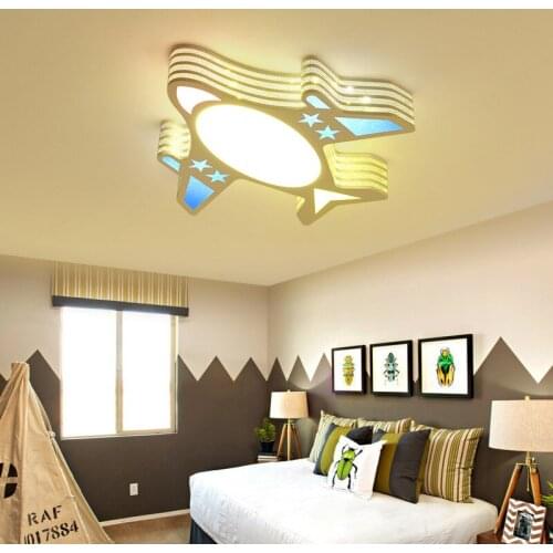 Creative Airplane Ceiling Light For Kids Room Baby Girl Boy Child Children Room Bedroom Nursery Lighting Light In Kids Room