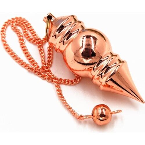 NEW pure copper pendant Metal spirit pendulum solid standard spirit divination psychic media novice pendulum hypnosis divination