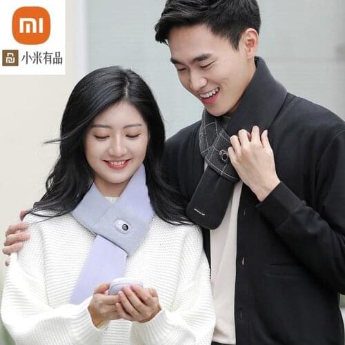 Xiaomi youpin New usb smart heating scarf warm scarf outdoor winter gift hot compress scarf graphene heating sheet