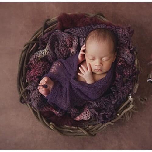 Newborn Photography Props Hand-woven Birds Nest Box Newborn Creative Photography Props Basket Photo Studio Photo Decoration Acc