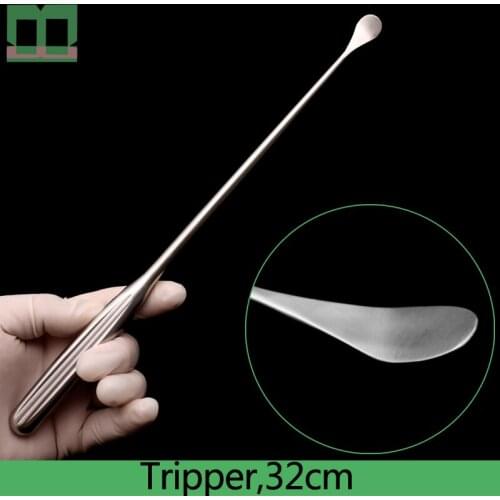 Stripper scoop-Neckline stainless steel 32cm Skin separation detacher Surgical instruments and tools