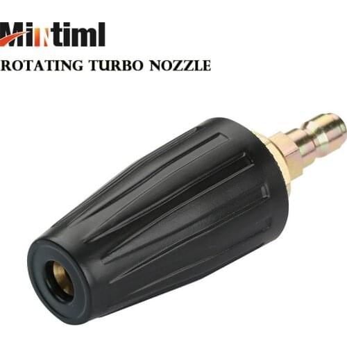 High-Pressure Rotating Nozzle 1/4 Quick Connect Rotating Turbo Nozzle Car Washer For High Pressure Washer Cleaner Accessory