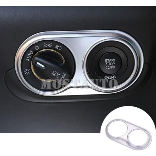 For Maserati Levante ABS Interior Headlight Switch Button Trim Cover 2016-2020 1pcs Car Accessories Interior Car Decor Car Trim