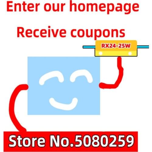 1PCS RX24-25W Golden aluminum shell power resistor 0.1R 0.5R 1R 1.5R 2R 3R 4R 5R 6R 7.5R 8R 10R 15R 20R