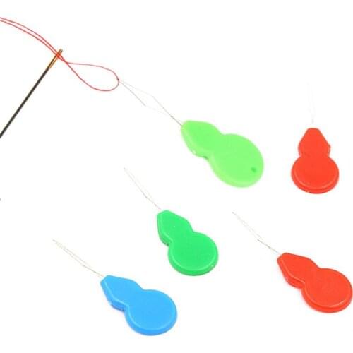 10pcs/set Needle Threader Stitch Insertion Tool For Sewing Machine Needle Inserter & Threader Sew Easy Automatic Needle Threader
