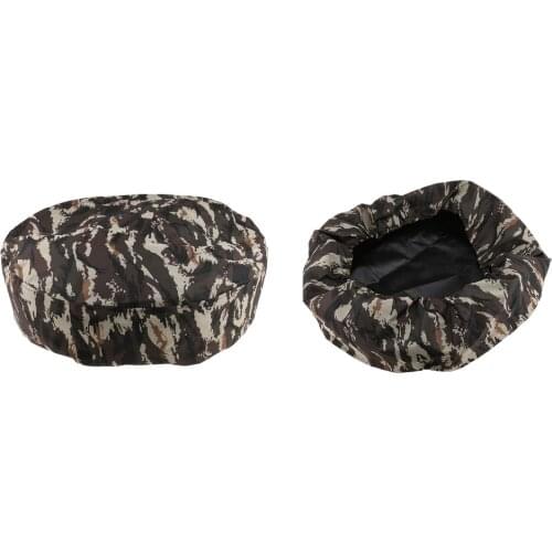 2x Spare Tire Cover PVC 15" Camo PVC Wheel Rim Protector For All Car