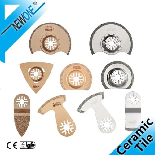 3pcs Carbide Oscillating Saw Blade For polishing, Diamond Multitool Saw Blades Grinding Removing Grout And Ceramic Tile NEWONE