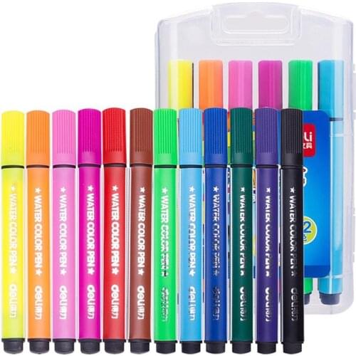 5 Sets 18colors Watercolor Pen Children Drawing Set Art Marker Color Pens Safe Non-toxic Water Washable Graffiti Pen