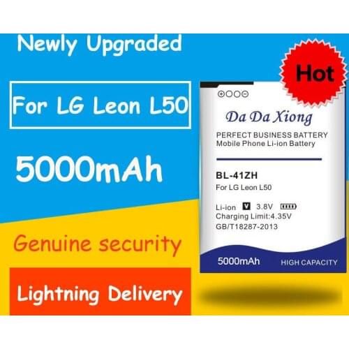 4550mAh BL-41ZH BL41ZH Battery for LG Leon L50 C40 H340 H343 H345 H324 MS345 D213N LS665 D290 D295 Replacement batteries