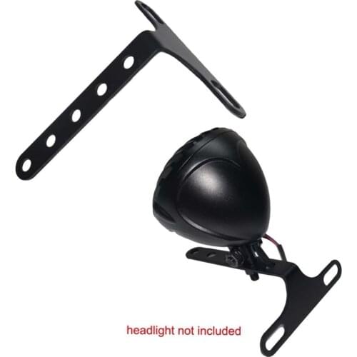 Motorcycle Accessories Black Adjustable Headlight Bracket Front Lamp Mount Bracket For Harley Cafa Racer Bobber Chopper Moto