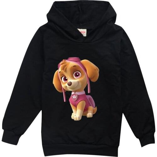 PAW PATROL Baby Girls Sweatshirts Spring Autumn Children Hoodies Long Sleeves Shirt Kids T-shirt Clothes