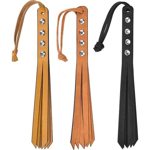 Equestrian Training Horse Crop Flogger Handmade Genuine Leather Whip Horse & Bull Sturdy Training Cow Hide Leather Whip