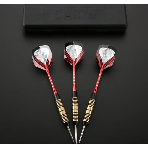 HQ 26g Dart Sets Brass Steel Needle Tip Darts with Case Box Aluminum+ Plastic Shafts Nice Dart Flights 26 Grams Dardos New
