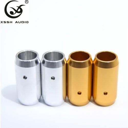 XSSH HIFI cable copper planted gold or sliver Solid Steel Speaker Video Audio Cable Wire Pants Boots coaxial y splitter
