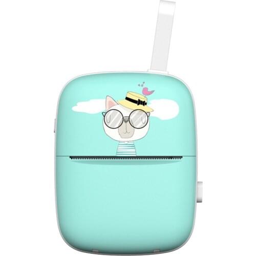 Pocket Wireless Thermal Printer Portable Wireless Inkless Pocket Printer With Thermal Paper For Students Workers Travelers Lists