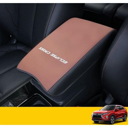 Central container armrest box PU Leather car-styling content box holder car accessories For Mitsubishi ECLIPSE CROSS 2018 2019