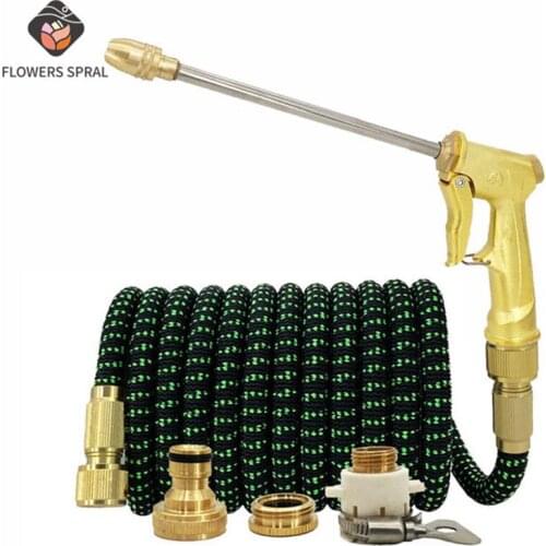 Lightweight Garden Hose Wear-Resistant Antifreeze Retractable Watering Hose EU High Pressure Car Wash Nozzle Garden Irrigation