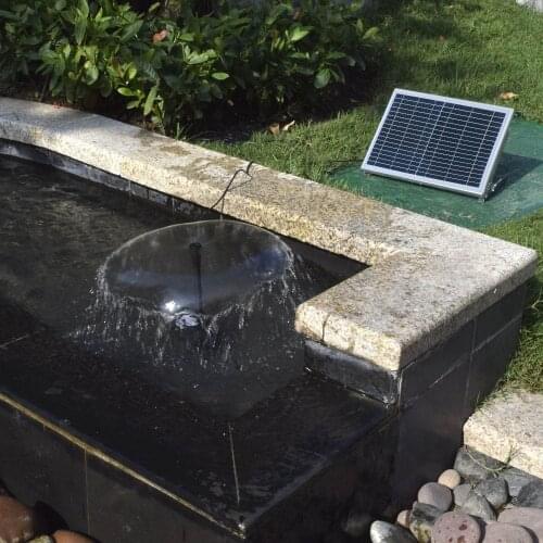 High-power Solar Landscape Fountain 17V 10W Equipment Solar Water Pump Garden Fountains Decorative Fountain