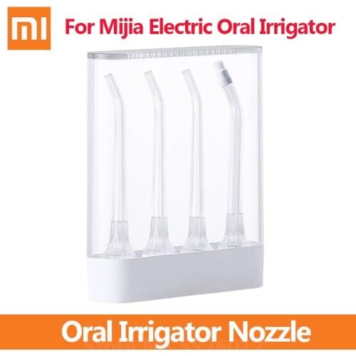 Original Xiaomi Nozzle Accessories for Mijia Electric Oral Irrigator Cordless Electric Water Flosser Flusher Nozzle