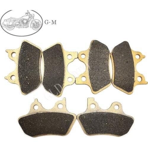 Front / Rear brake pads For Harley XLH XL 883 1200 Sportster 2000-2003 Dyna Super Glide Low Rider Street Bob Wide Glide 200-2007