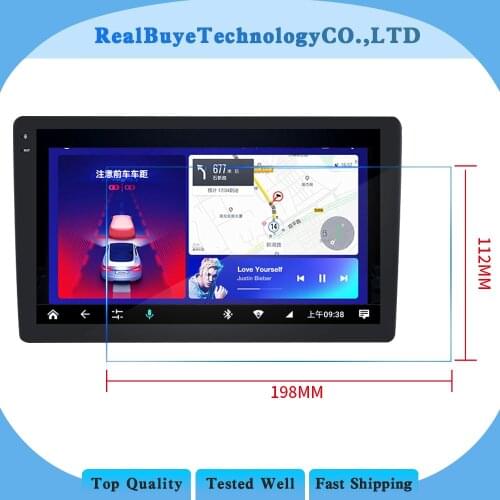 198*112mm Tempered Glass film for 9" inch tablet LCD Car Styling GPS Navigation DVD PDA MP4 Video