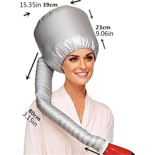 Portable Soft Hair Drying Cap Bonnet Hood Hat Womens Blow Dryer Home Hairdressing Salon Supply Adjustable Accessory