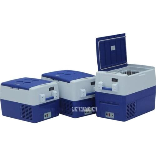 Beverage Portable 30L Mute Design Mini Auto Fridge Truck Home Freezer Travel Car Refrigerator Cooling to -18 Degree DC 12V/24V