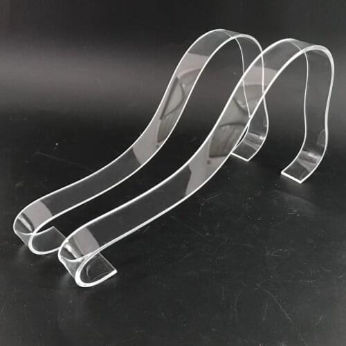 50pcs Clear Acrylic Shoes Display Rack Stand Shoes Store Sandal Holder Fashion Boutiques Display Props
